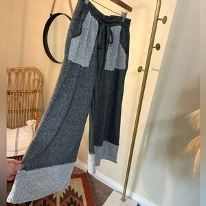 Stylish Gray Women's Wide-Leg Pants